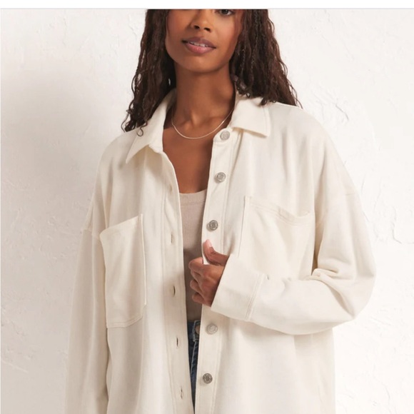 Z Supply all day Knit sandstone small new - Picture 2 of 7